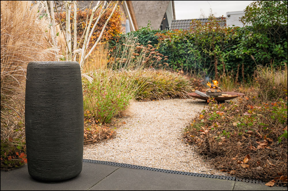 ADEZZ Stonecore MOYA Large Tall Round PLANTERS