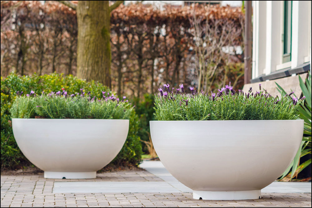 ADEZZ Galvanized Steel BOCCA Bowl Planters